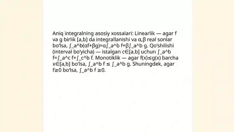 Aniq integral 4