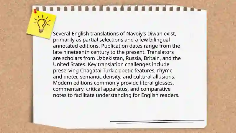 Alisher Navoiy's Khamsa Translation 4