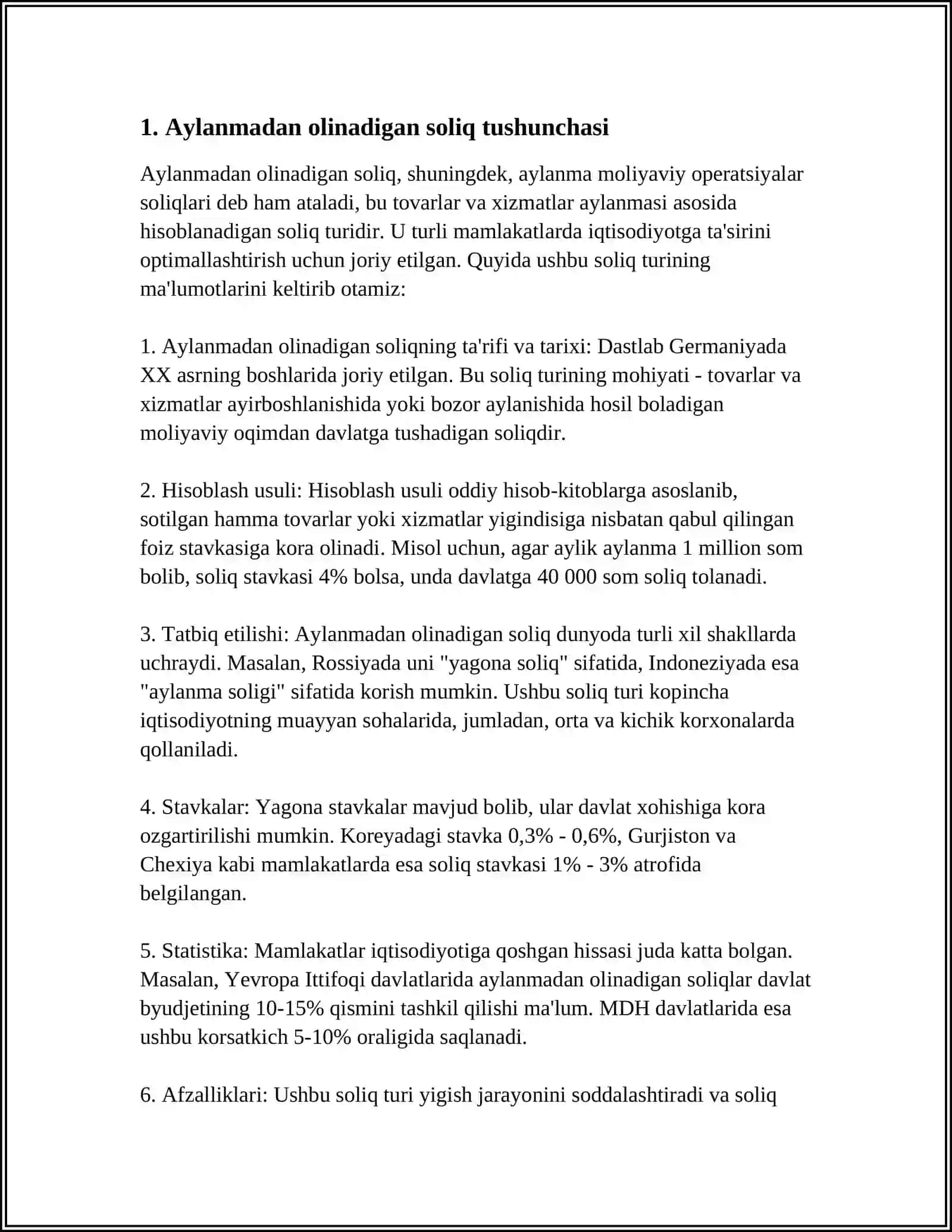 Aylanmadan olinadigan soliqni hisoblash va byudjetga undirish tartibi 4