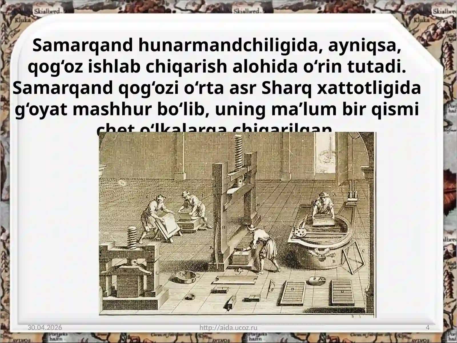 7-sinf O'zbekiston tarixi O'rta Osiyoda Ijtimoiy-iqtisodiy taraqqiyot va bunyodkorlik taqdimot 4