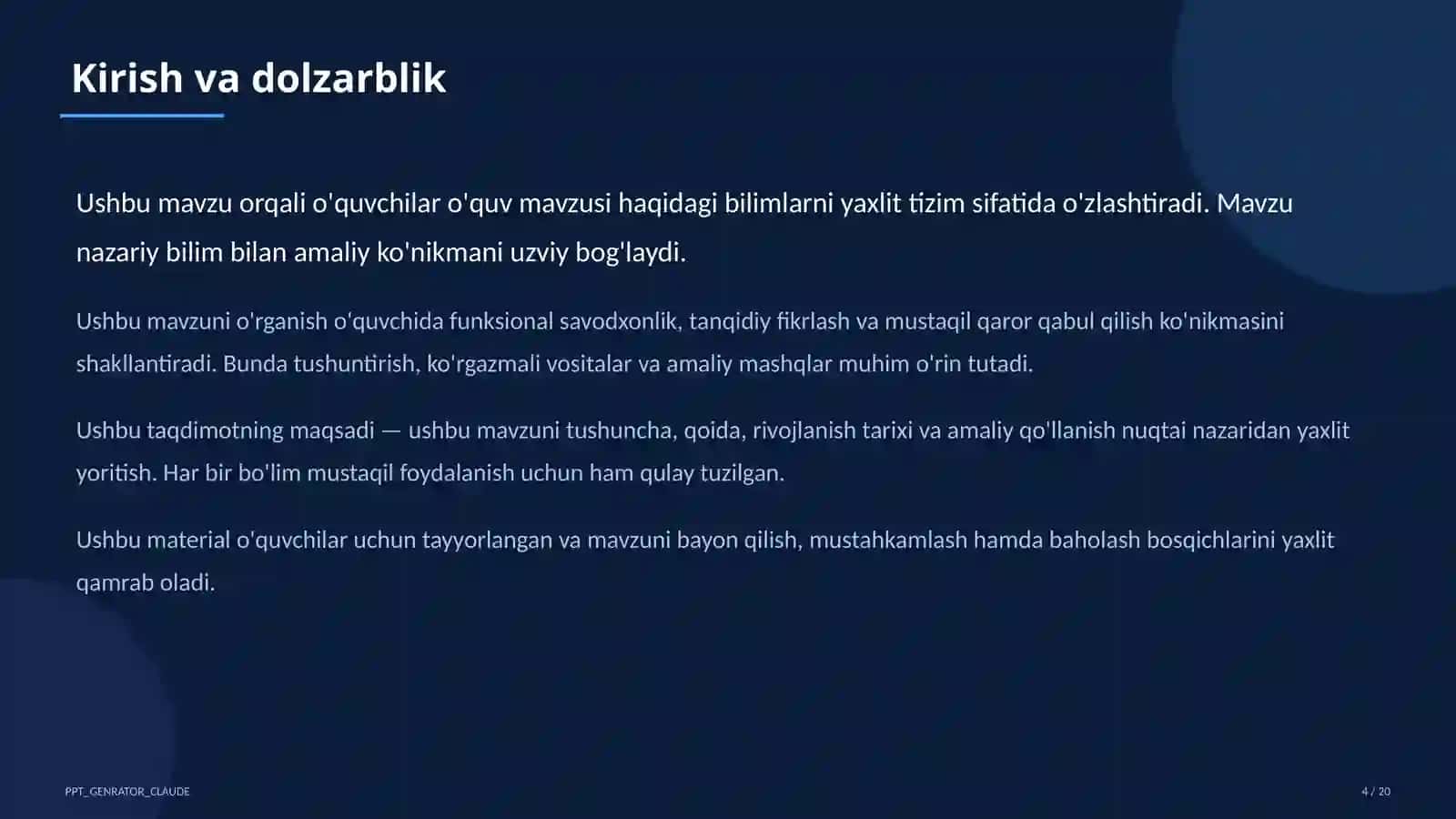 Prompt yozish ko'nikmasi: o'qituvchi sun'iy intellektga to'g'ri savol berishni o'rganadi 4
