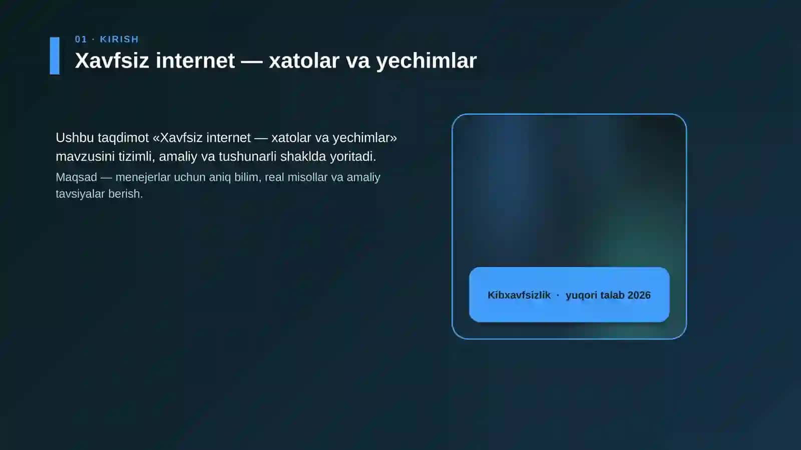 Xavfsiz internet — xatolar va yechimlar 4