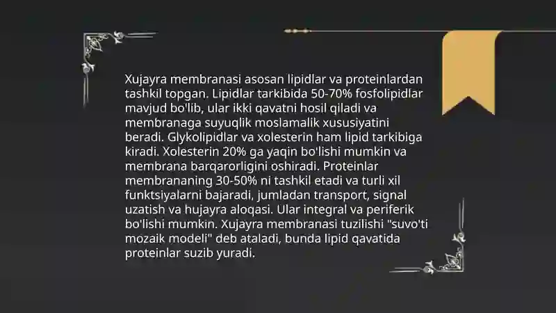 Xujayra menbranasi 4