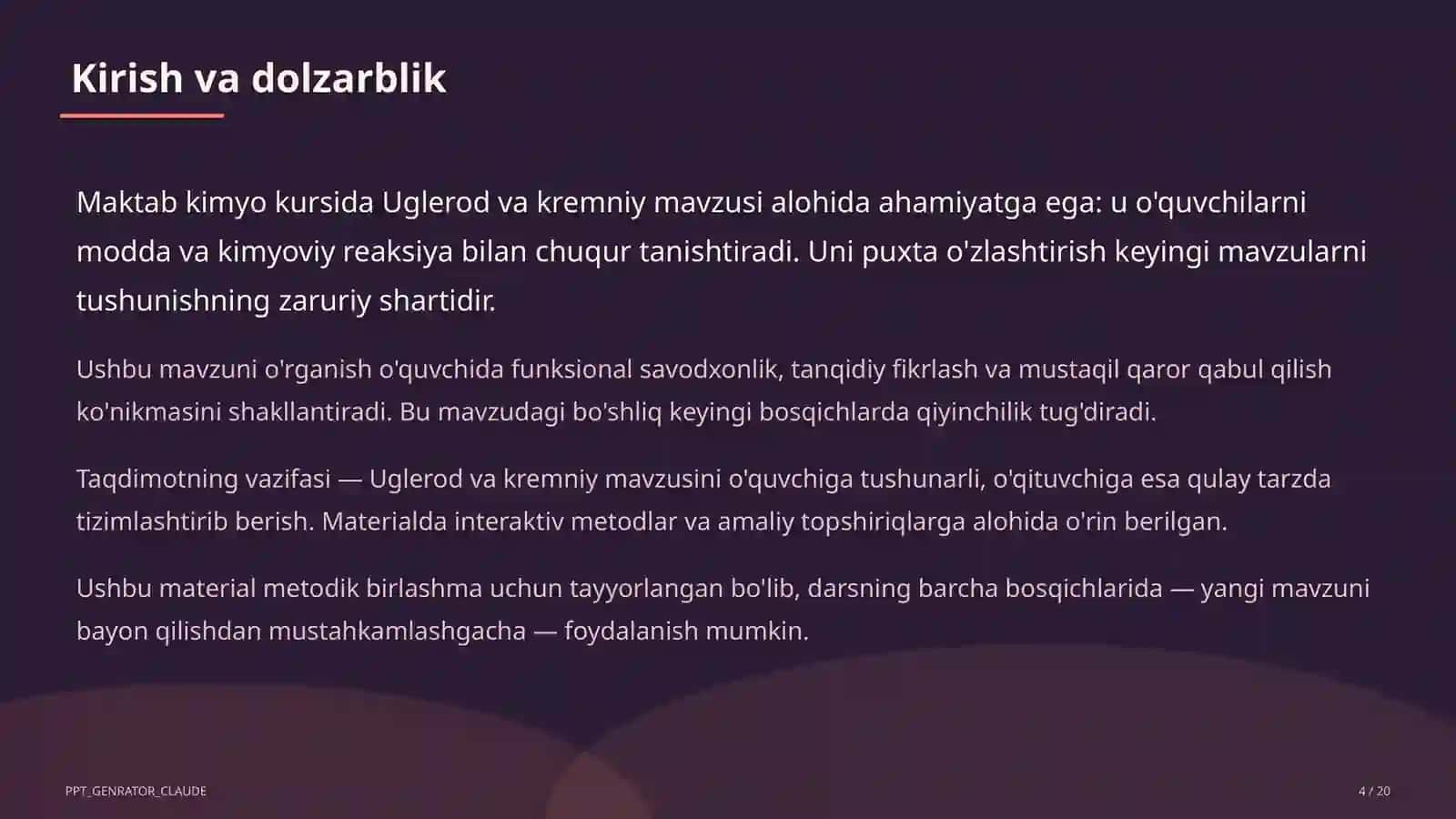 Uglerod va kremniy (9-sinf) 4