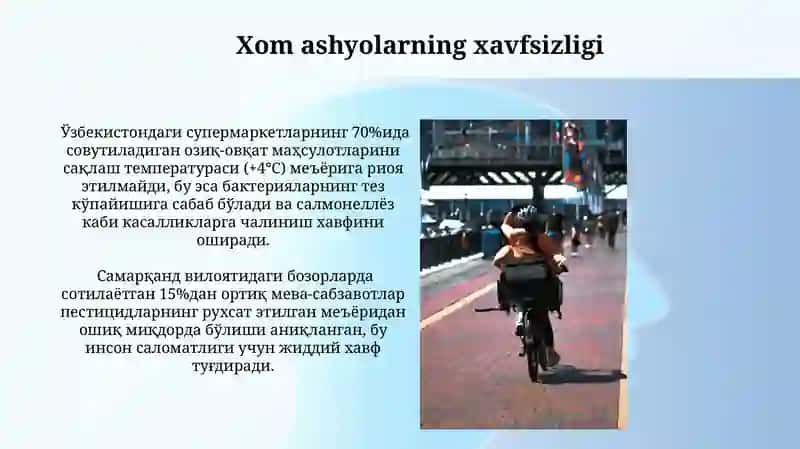 Oziq-ovqat mahsulotlarining zararsizligi 4