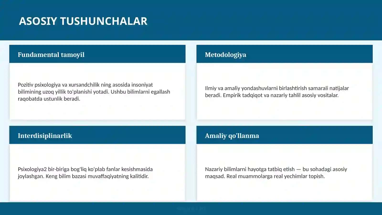 Pozitiv Psixologiya va Xursandchilik 4
