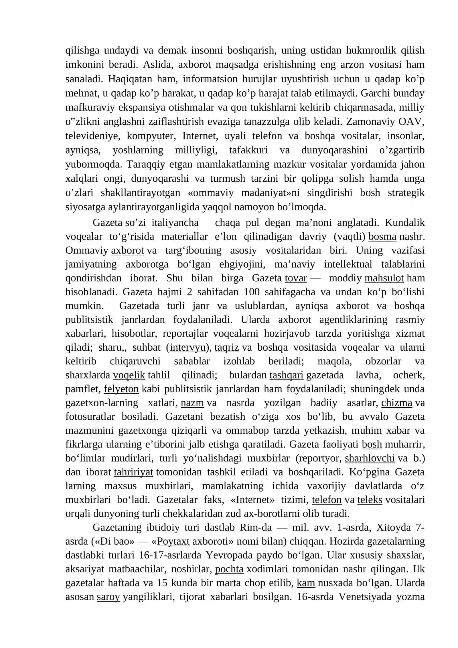 Axborotni jamiyatda tutgan o‘rni va ahamiyati 4