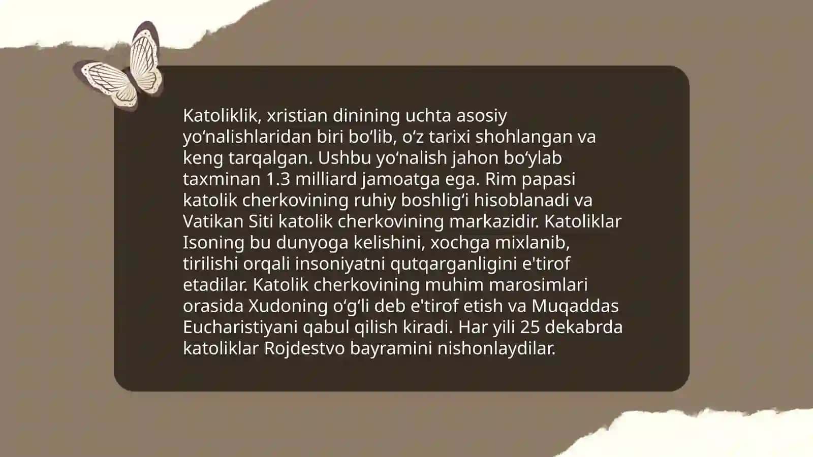 Xristianlikdagi oqimlar 4