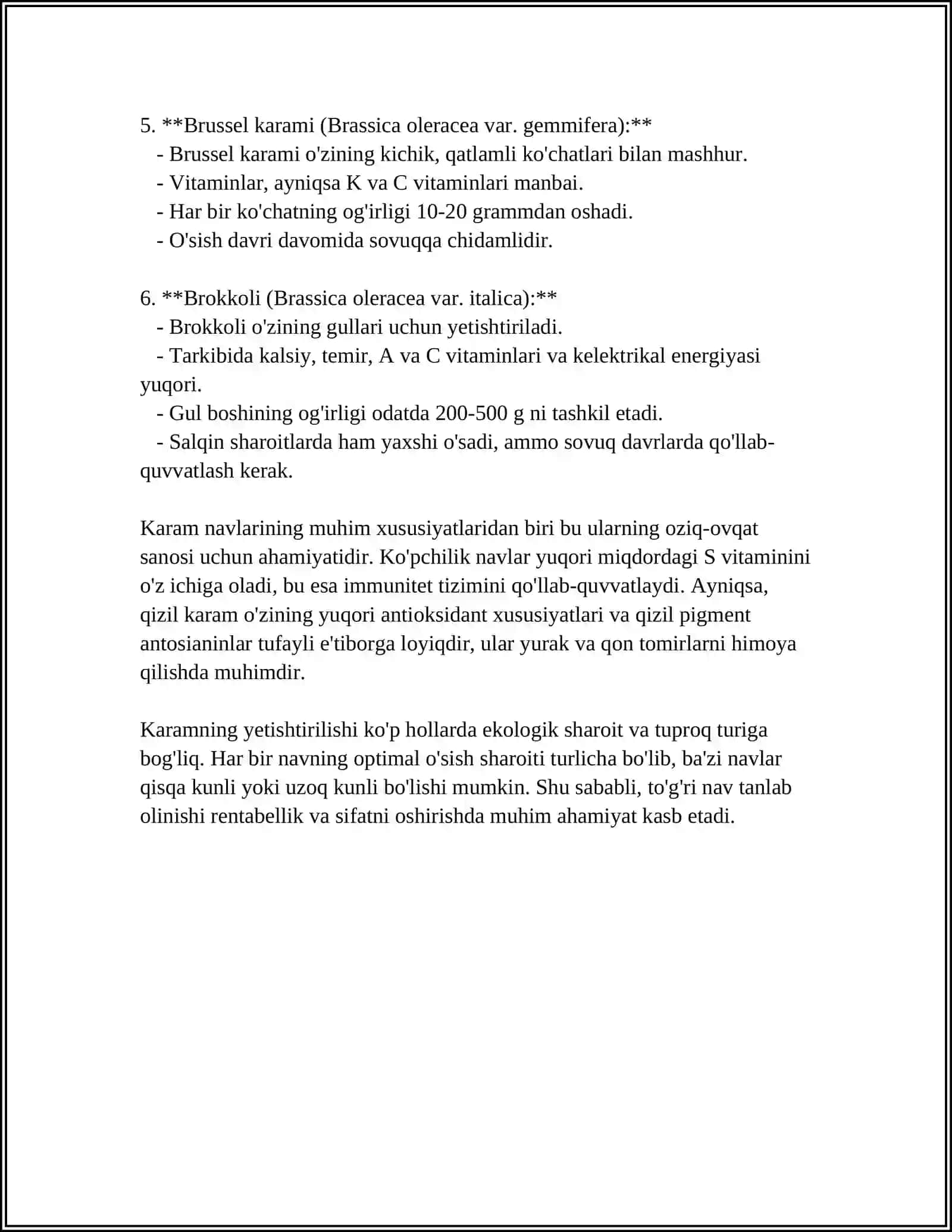 KARAM YETISHTIRISH TEXNOLOGIYASI 4