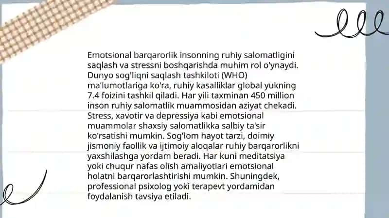 Salomatlikni ta’minlovchi zarur psixologik-pedagogik omillar 4