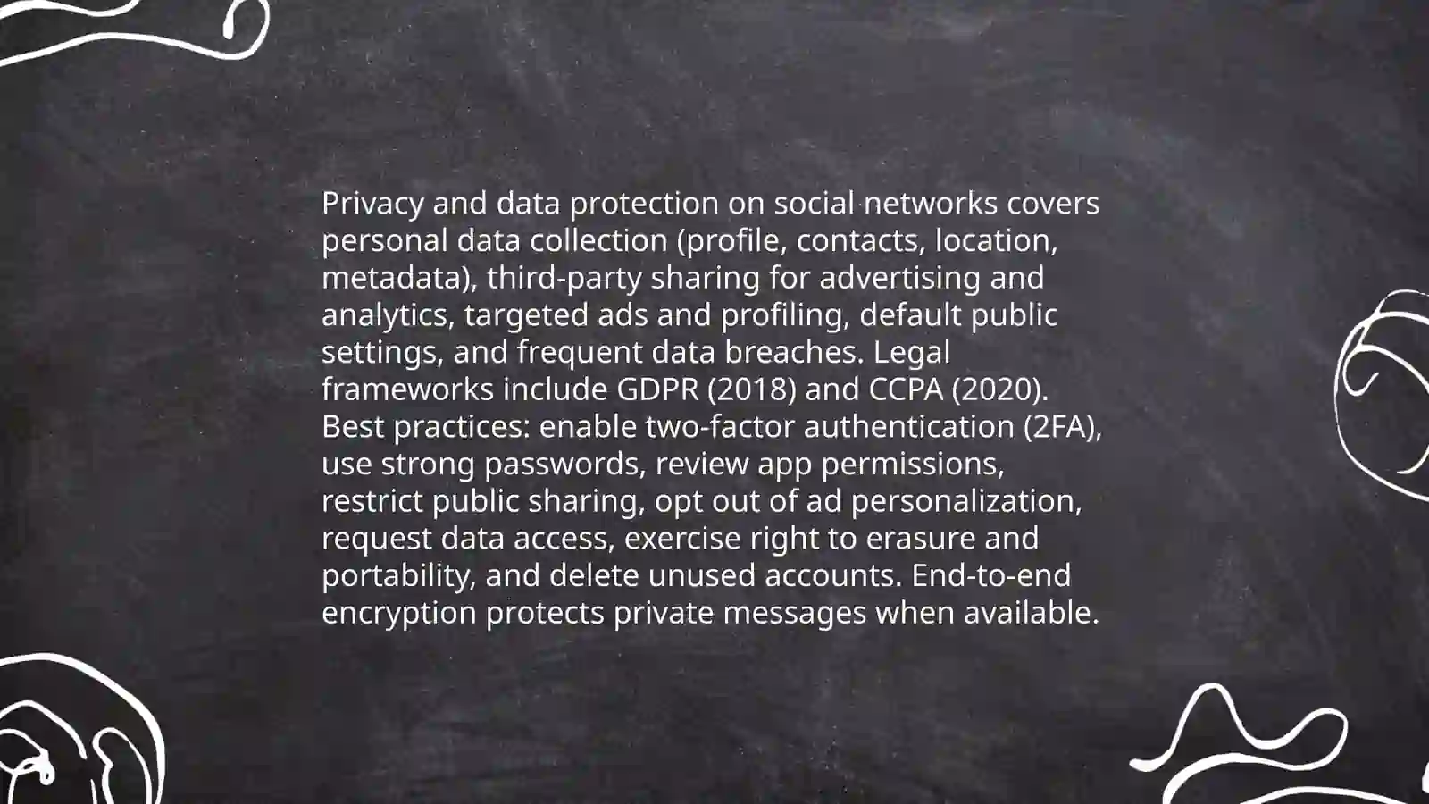 Social networks 4