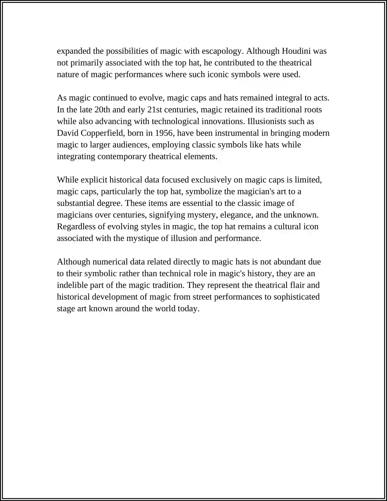Referat: MAGIC CAP 4