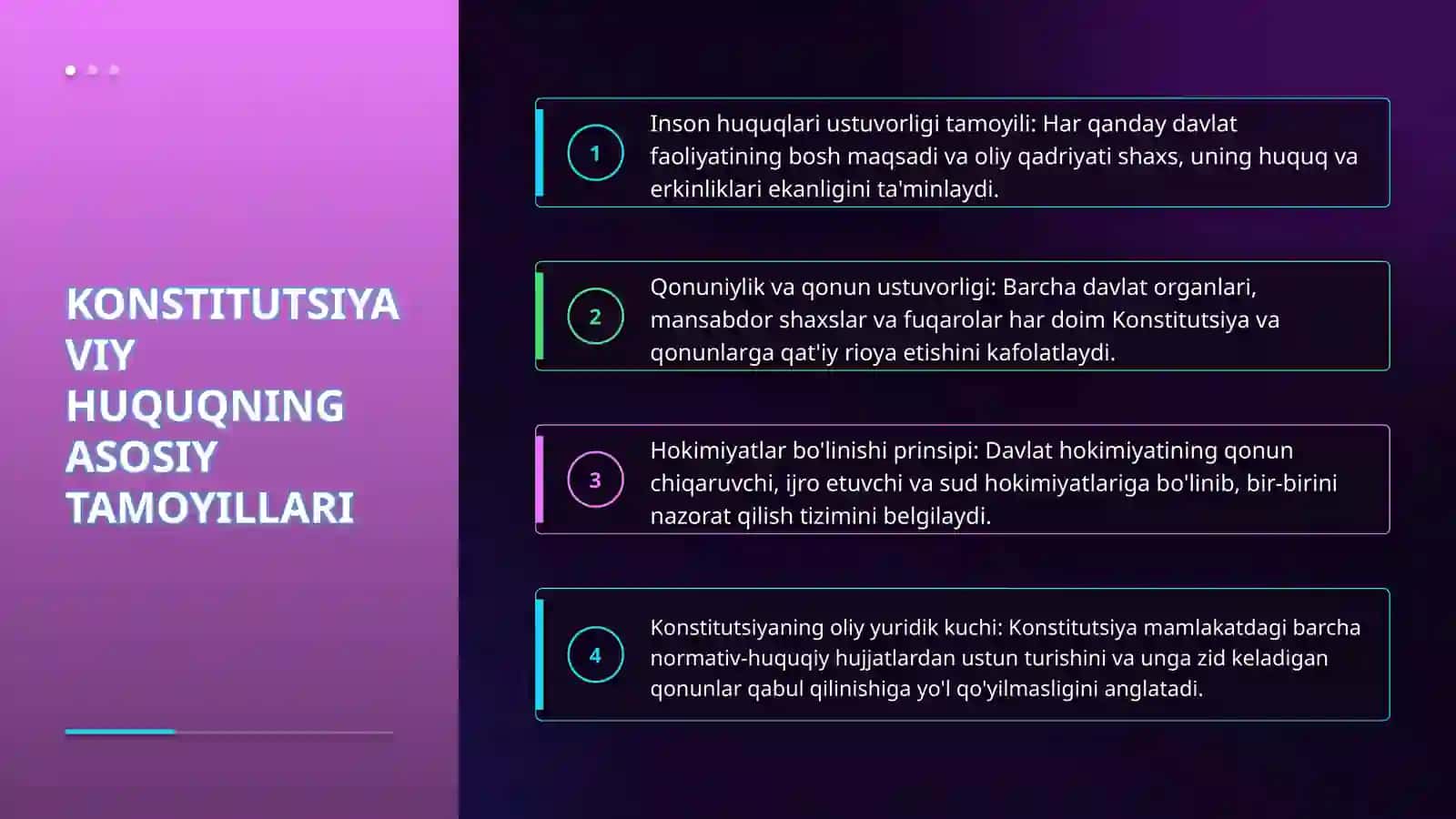Konstitutsiyaviy huquq huquqning yetakchi soxasi 4