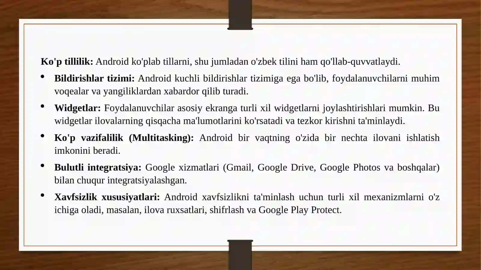 Android Operatsion Tizim Tarixi 4