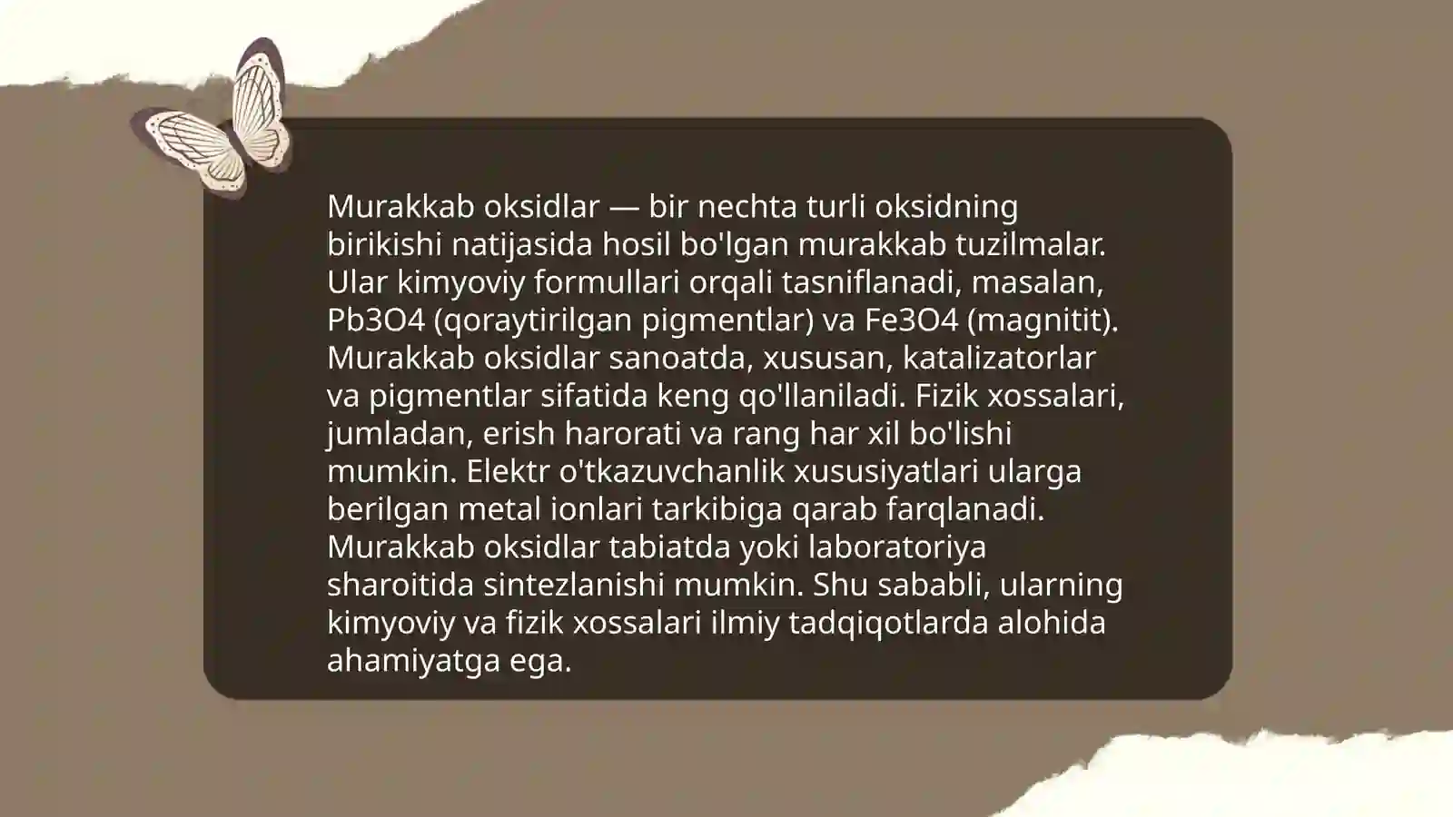Anorganik birikmalarning eng muhim sinflari 4