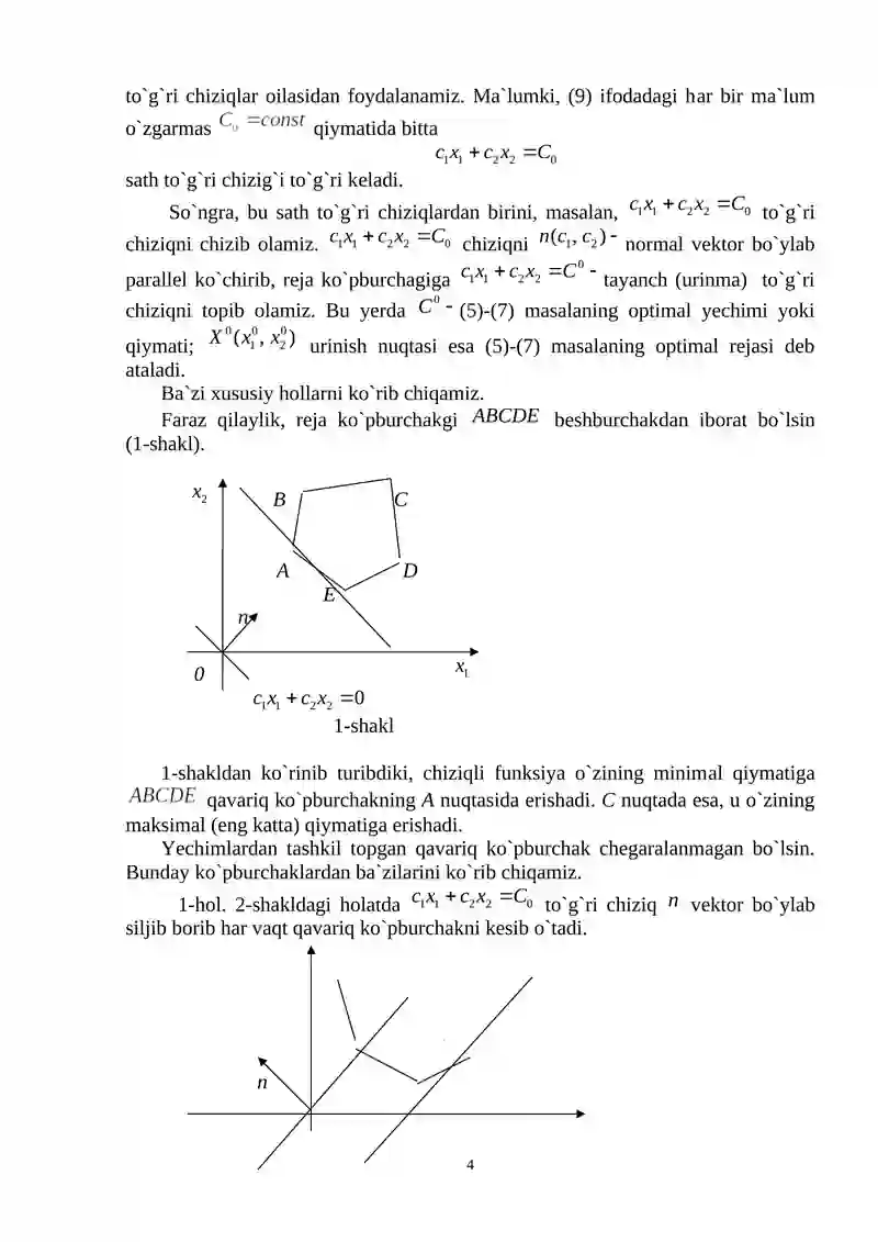 Chiziqli Programmalashtirish 4