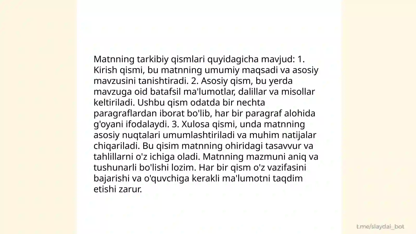 Matn va uning turlari 4