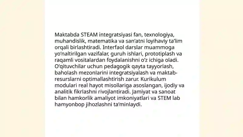 STEAM ta'lim 4