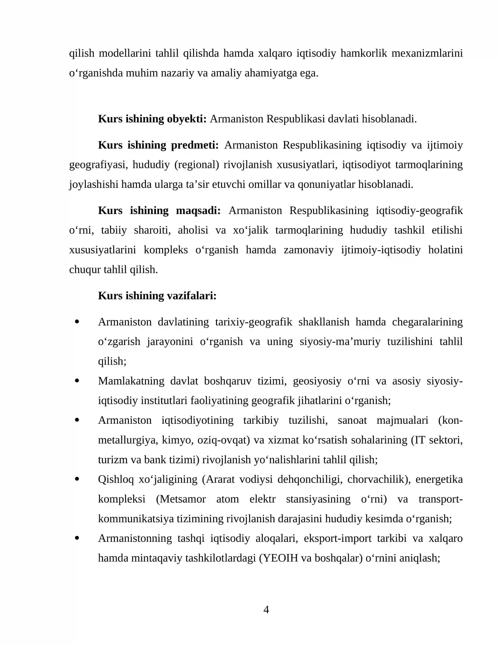 ARMANISTON RESPUBLIKASI IQTISODIY-IJTIMOIY GEOGRAFIYASI 4