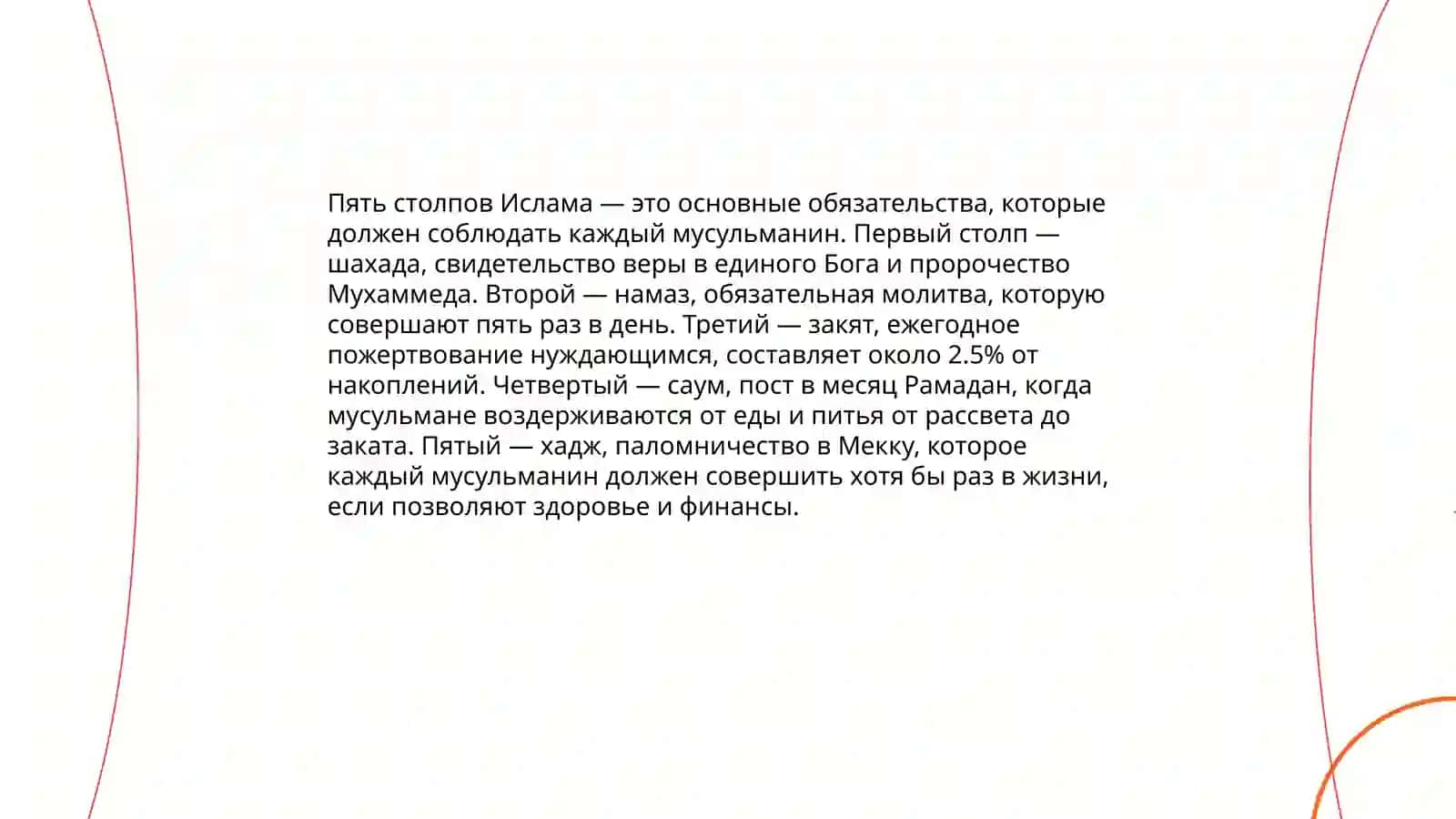 Исламская религия 4