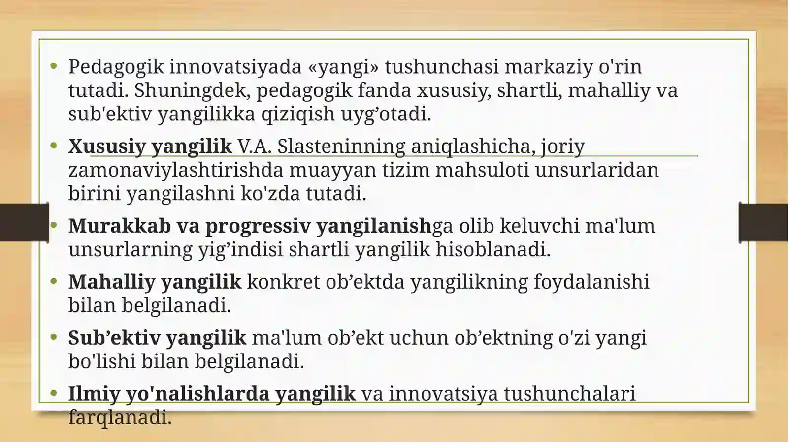 Ta’limda innovatsion jarayonlar 4