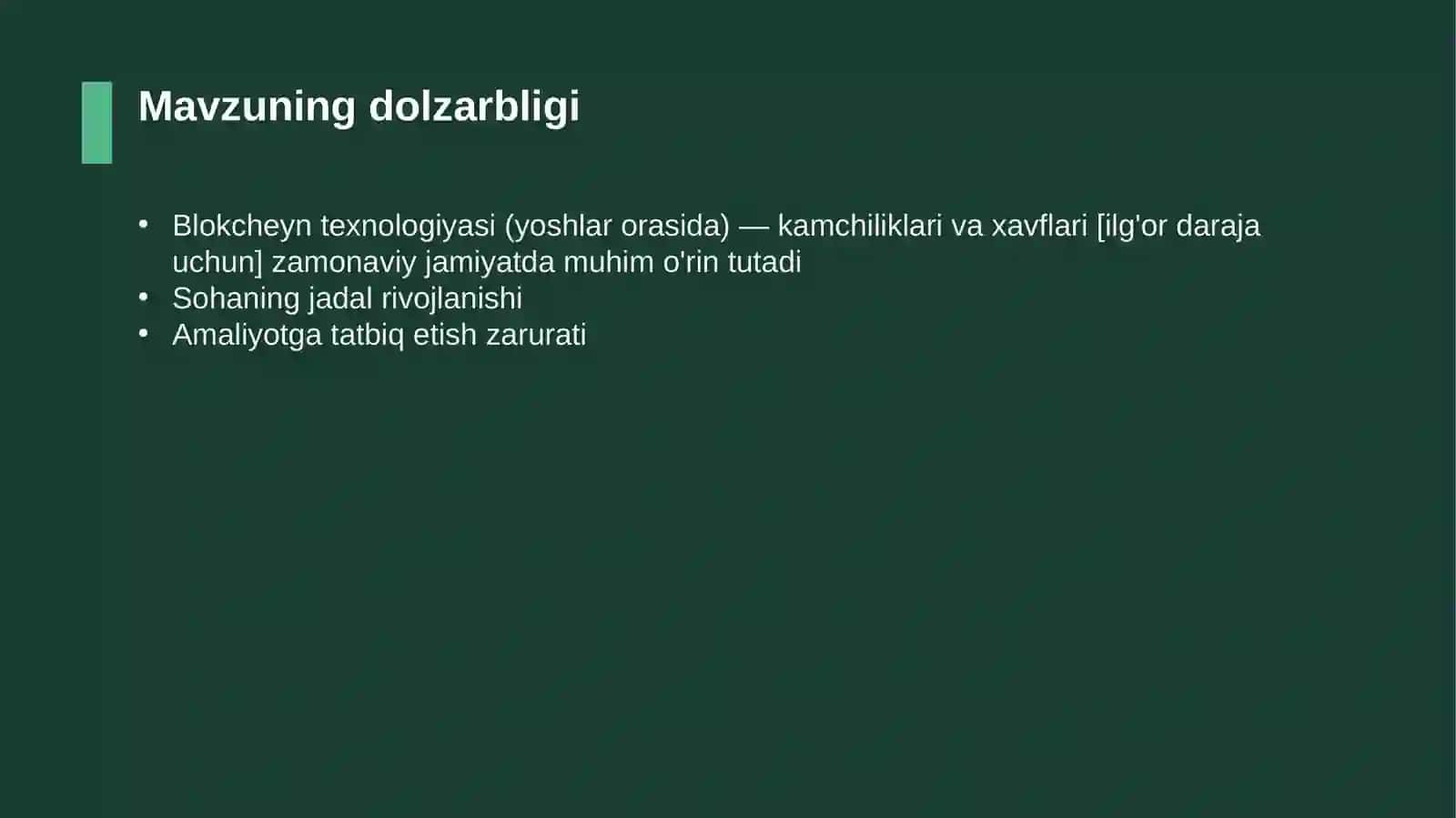 Blokcheyn texnologiyasi (yoshlar orasida) — kamchiliklari va xavflari [ilg'or daraja uchun] 4
