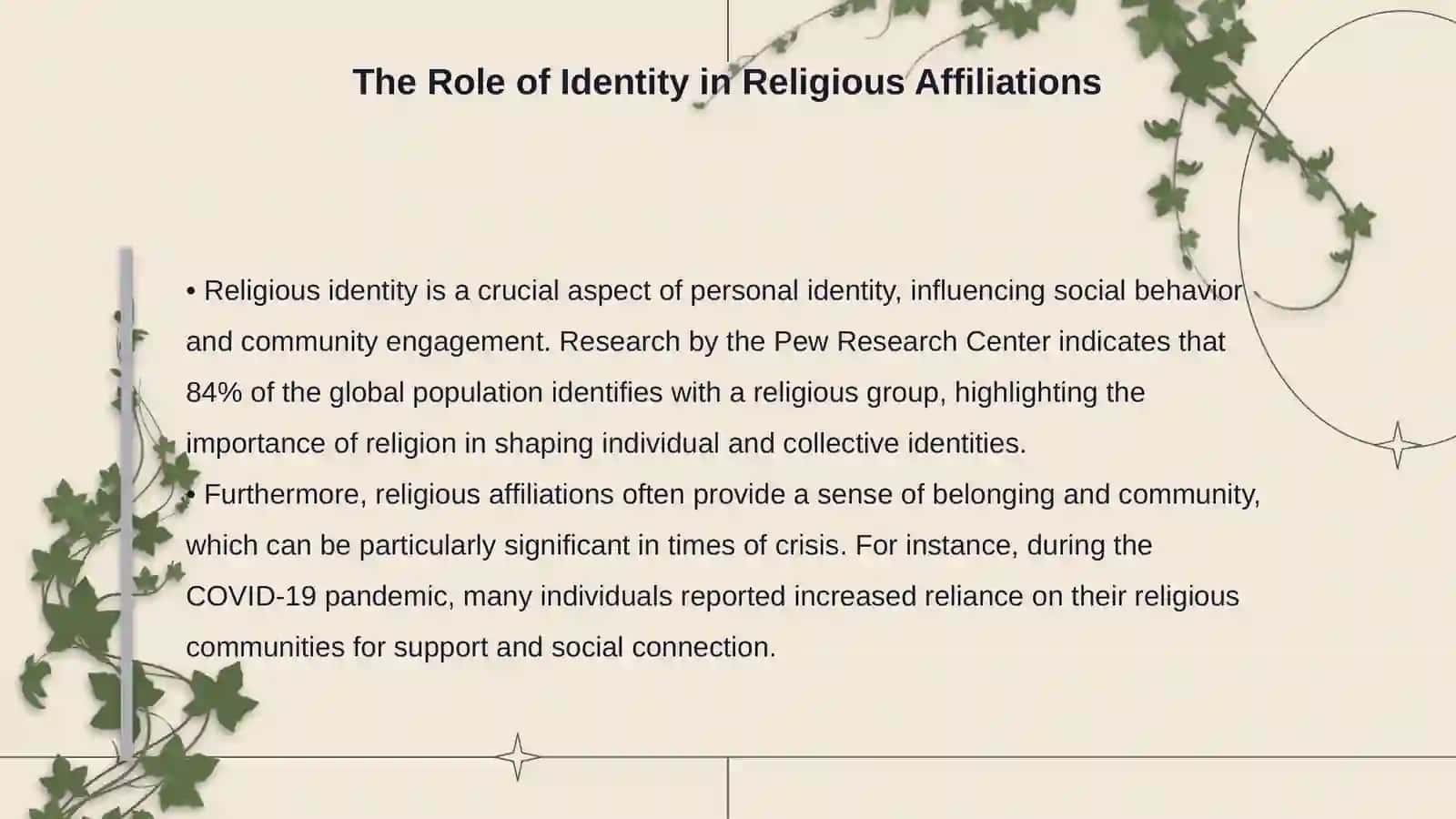 Psychological Foundations of Religious Differences 4