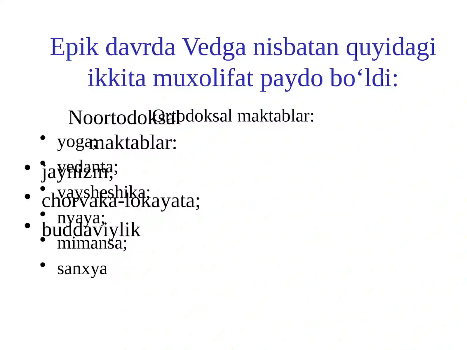 Hind falsafasi 4