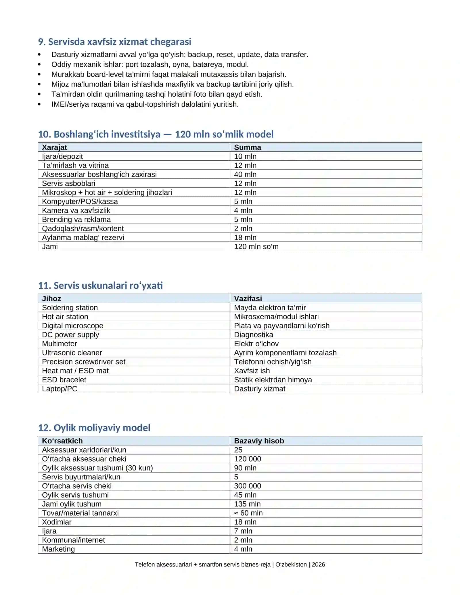 Biznes reja. Telefon_aksessuarlari_servis_biznes_reja_Uzbekiston_2026 4