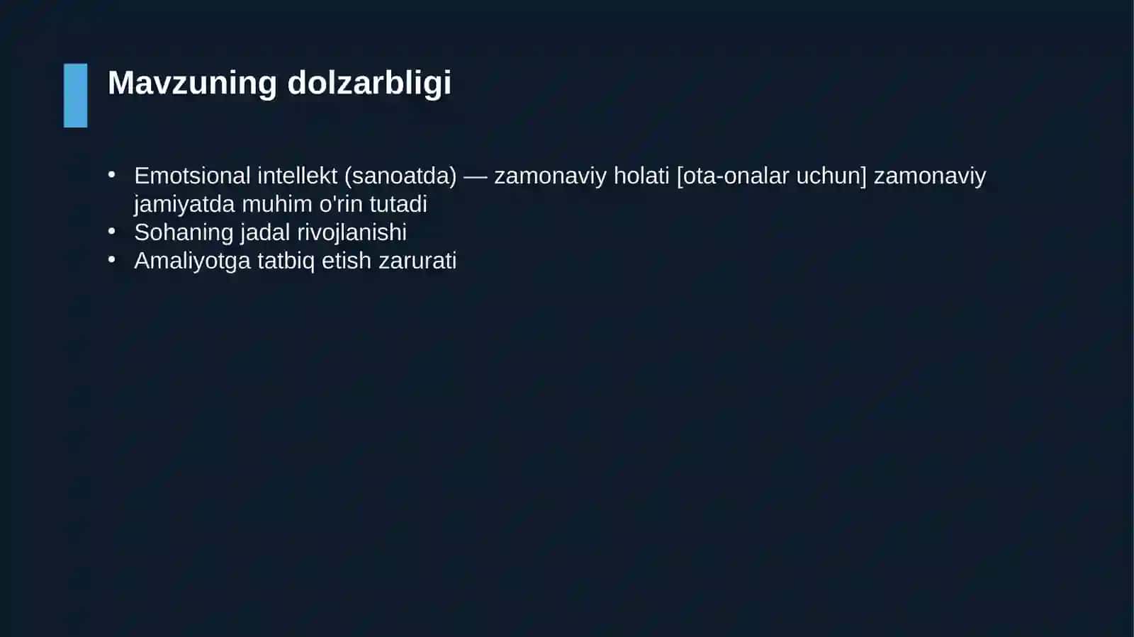 Emotsional intellekt (sanoatda) — zamonaviy holati [ota-onalar uchun] 4