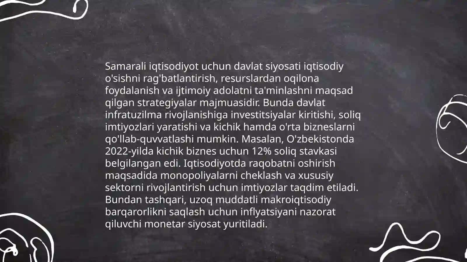 Bozor iqtisodiyotini tartibga solishda davlatning roli 4