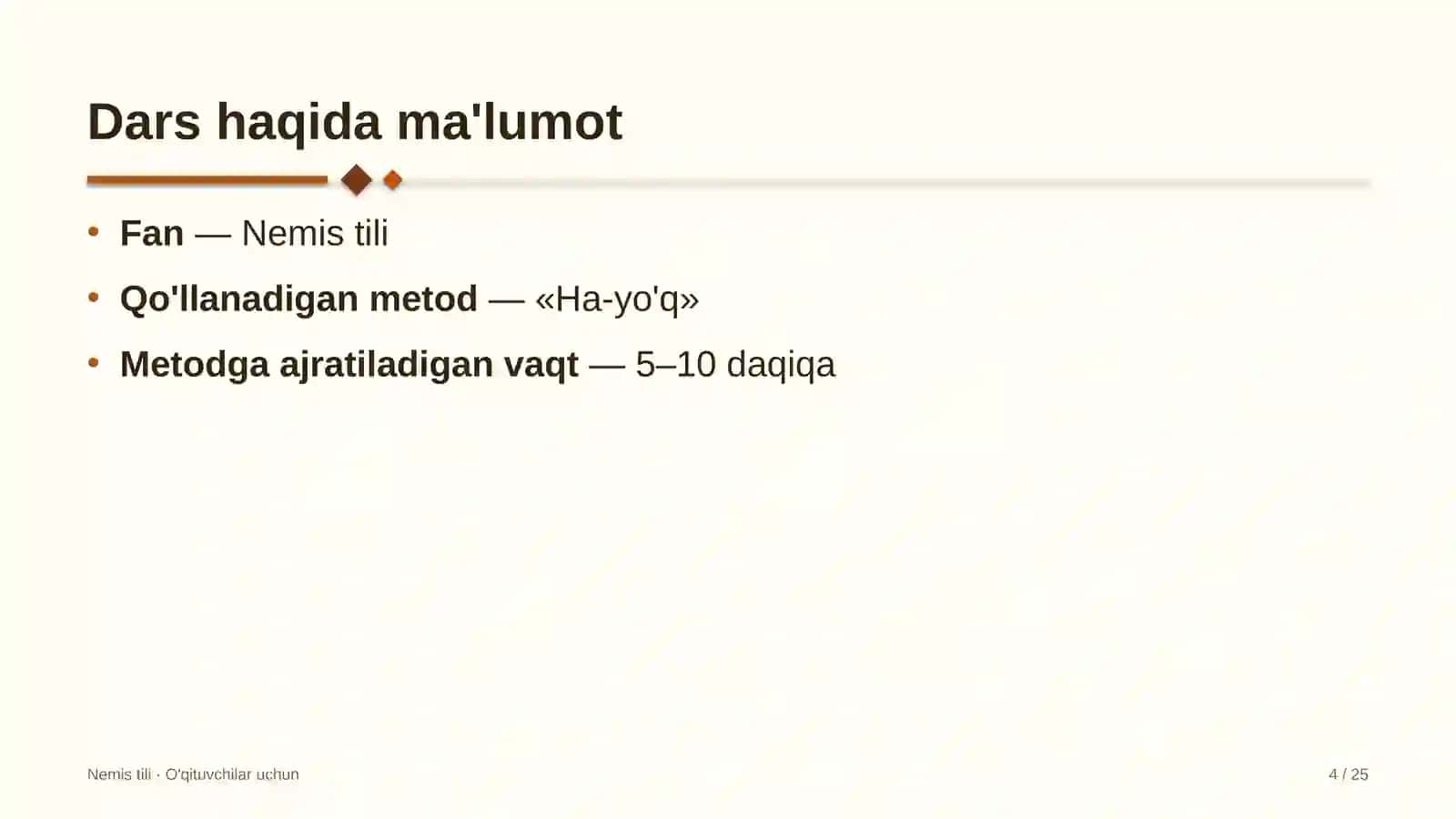nemis tili darslarida ha yo'q metodidan foydalanish 4101 4