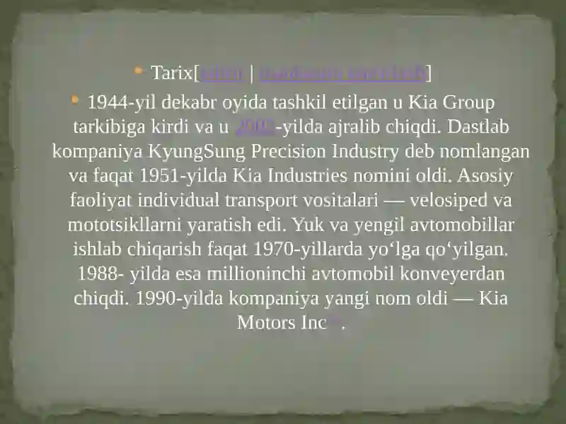 KIA MOTORS 4