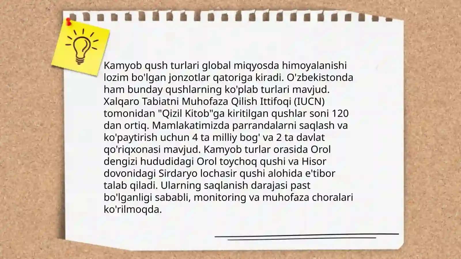Qizil kitobga kiritilgan turli kategoriyalar boyicha turlarni tasniflash 4