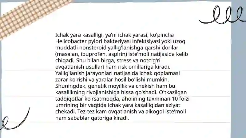 Qorin churralarida davolash usullari 4