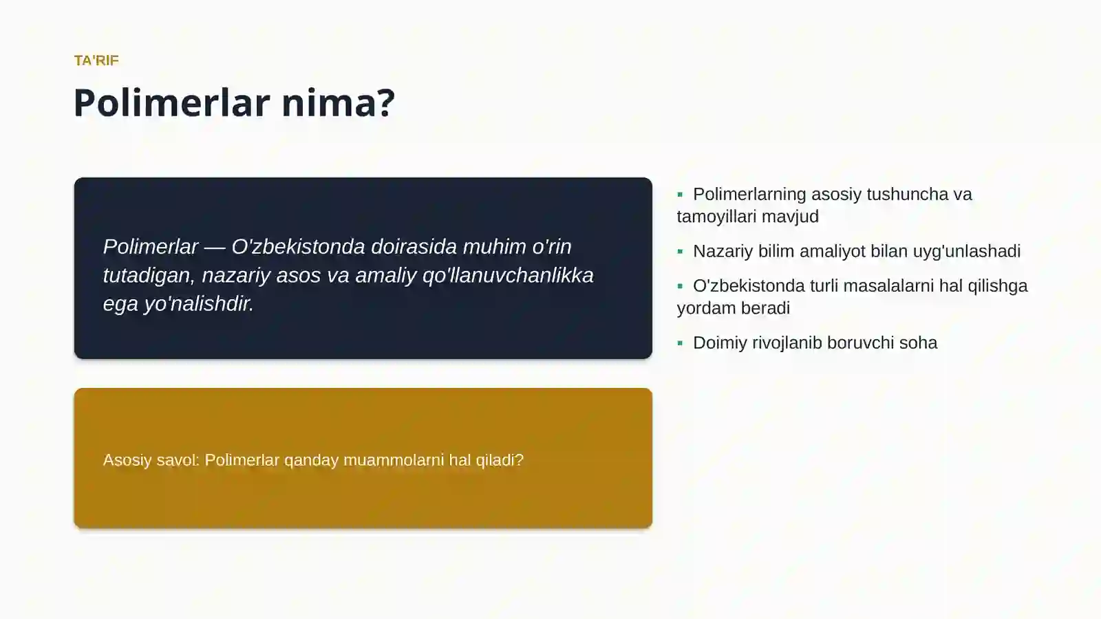 Polimerlar Tahlili va Baholanishi 4