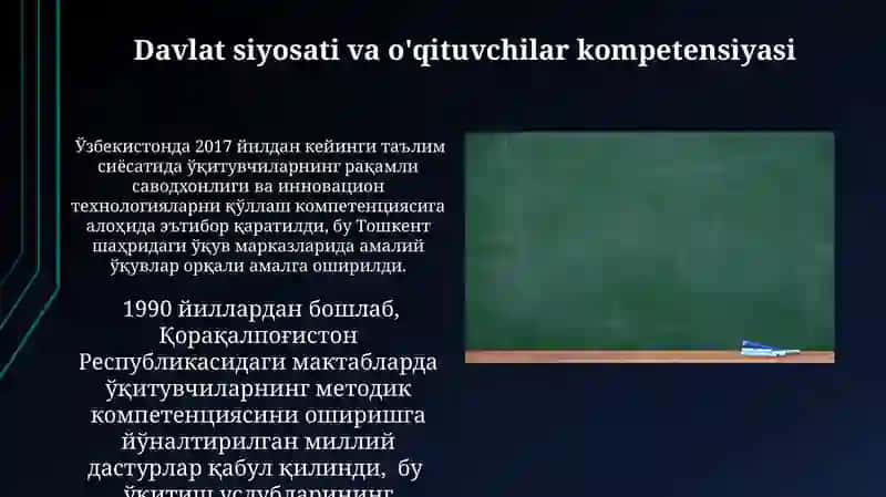 Pedagogik fikr tarixi va maktab amaliyotida o'qituvchi mahorati masalalari 4