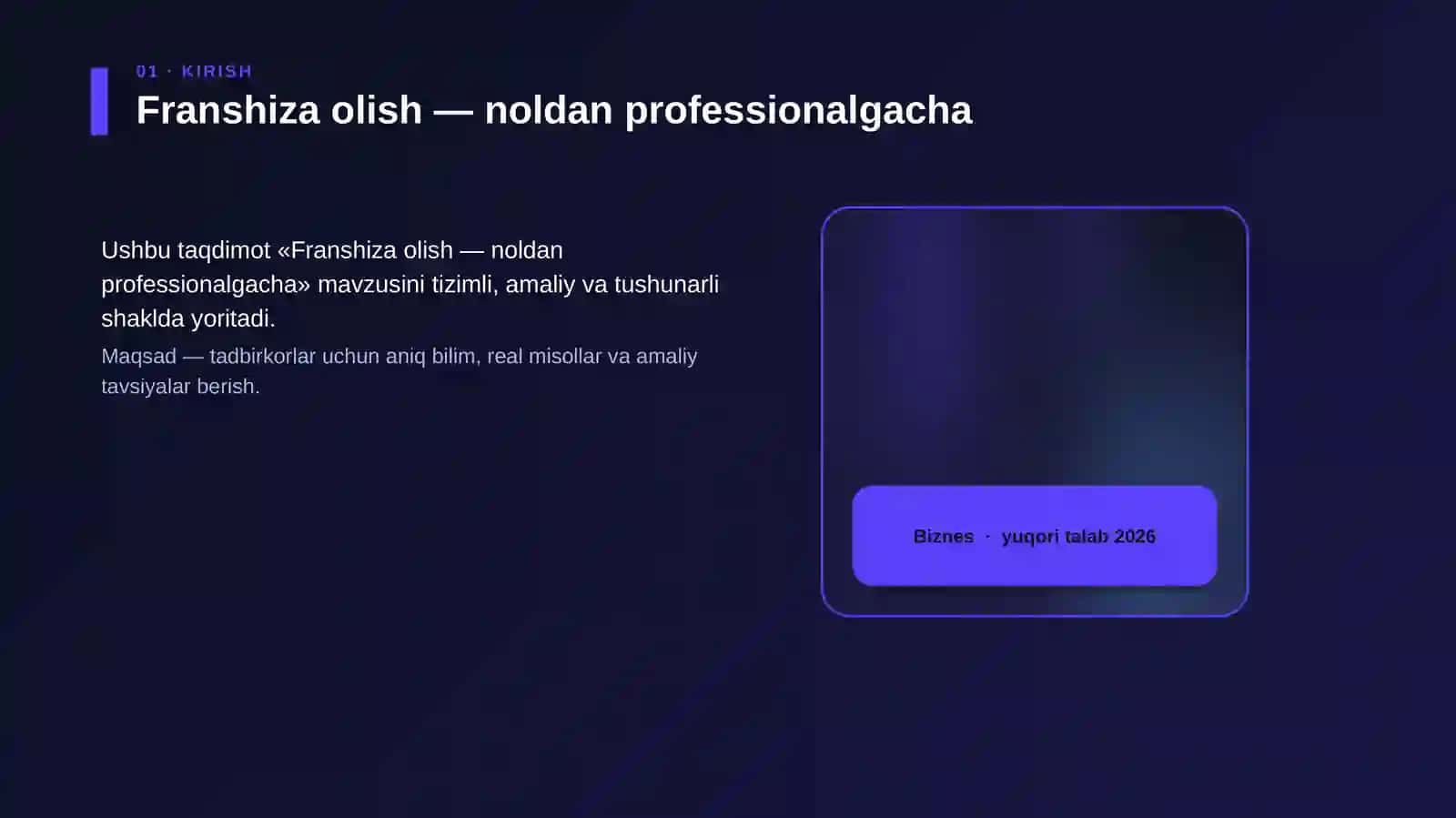 Franshiza olish — noldan professionalgacha 4