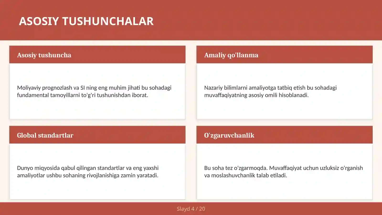 Moliyaviy Prognozlash va SI 4