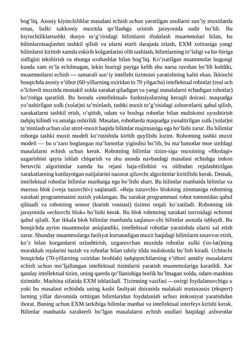 Sun’iy intellekt texnologiyalari 4
