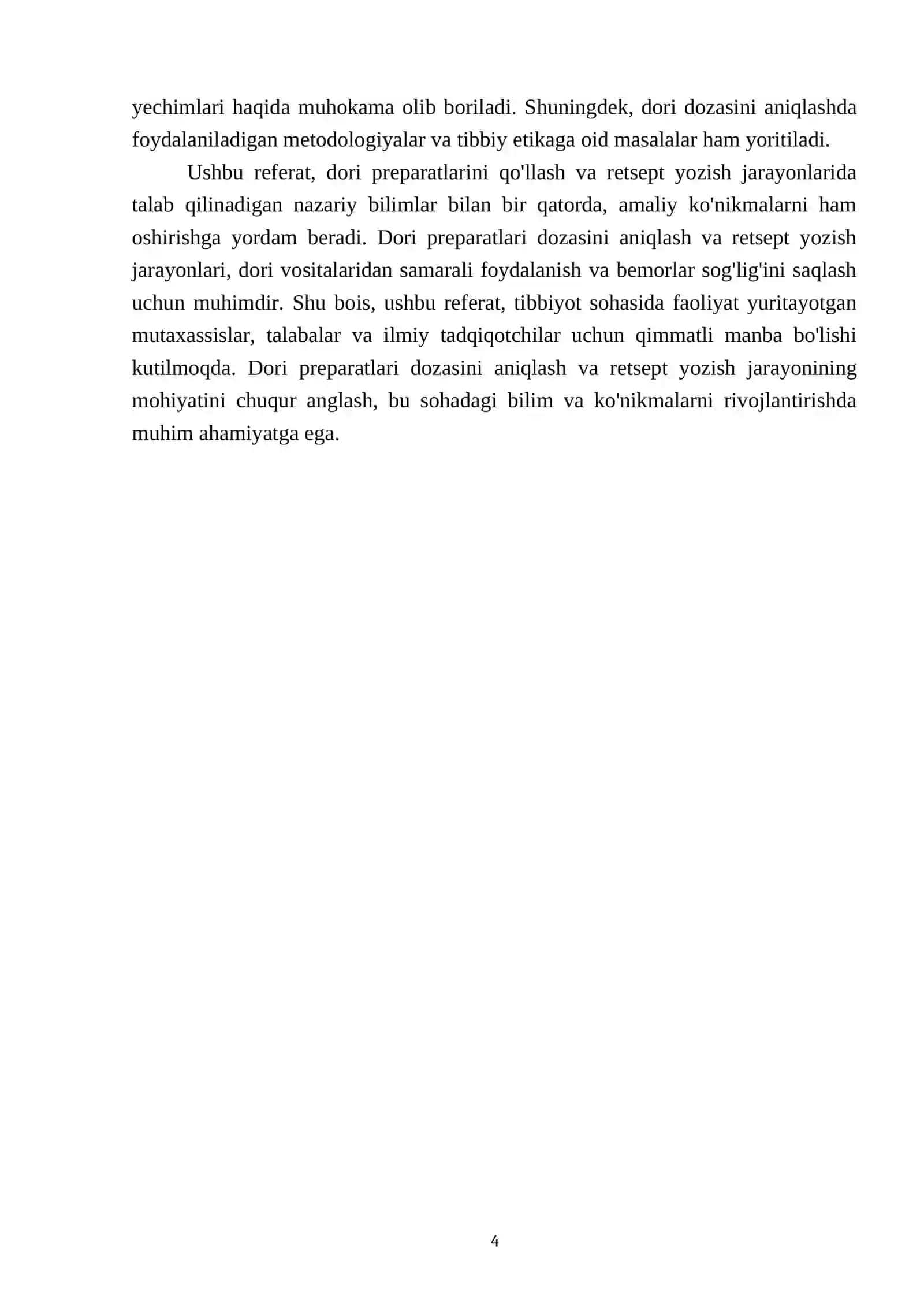Dori preparatlarining dozasini aniqlash va retsept yozish 4