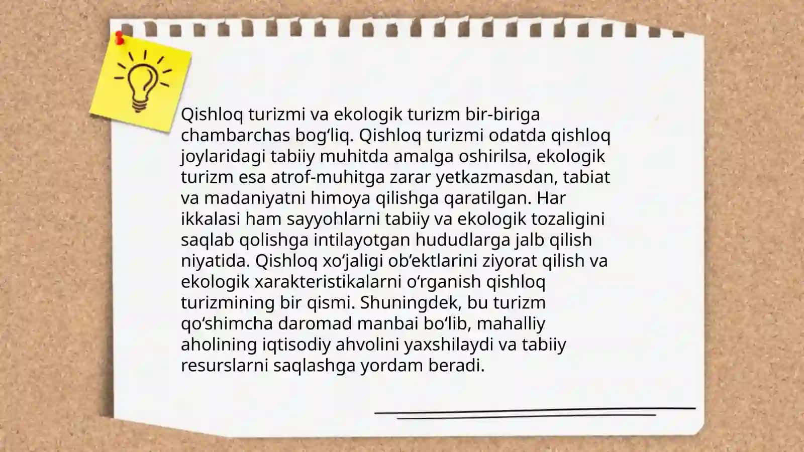 O'zbekistonda qishloq turizmining rivojlanish holati 4