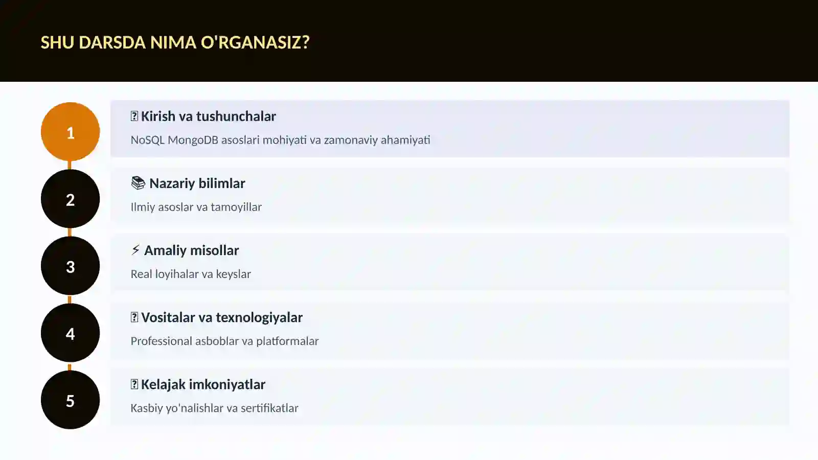 NoSQL MongoDB asoslari 4