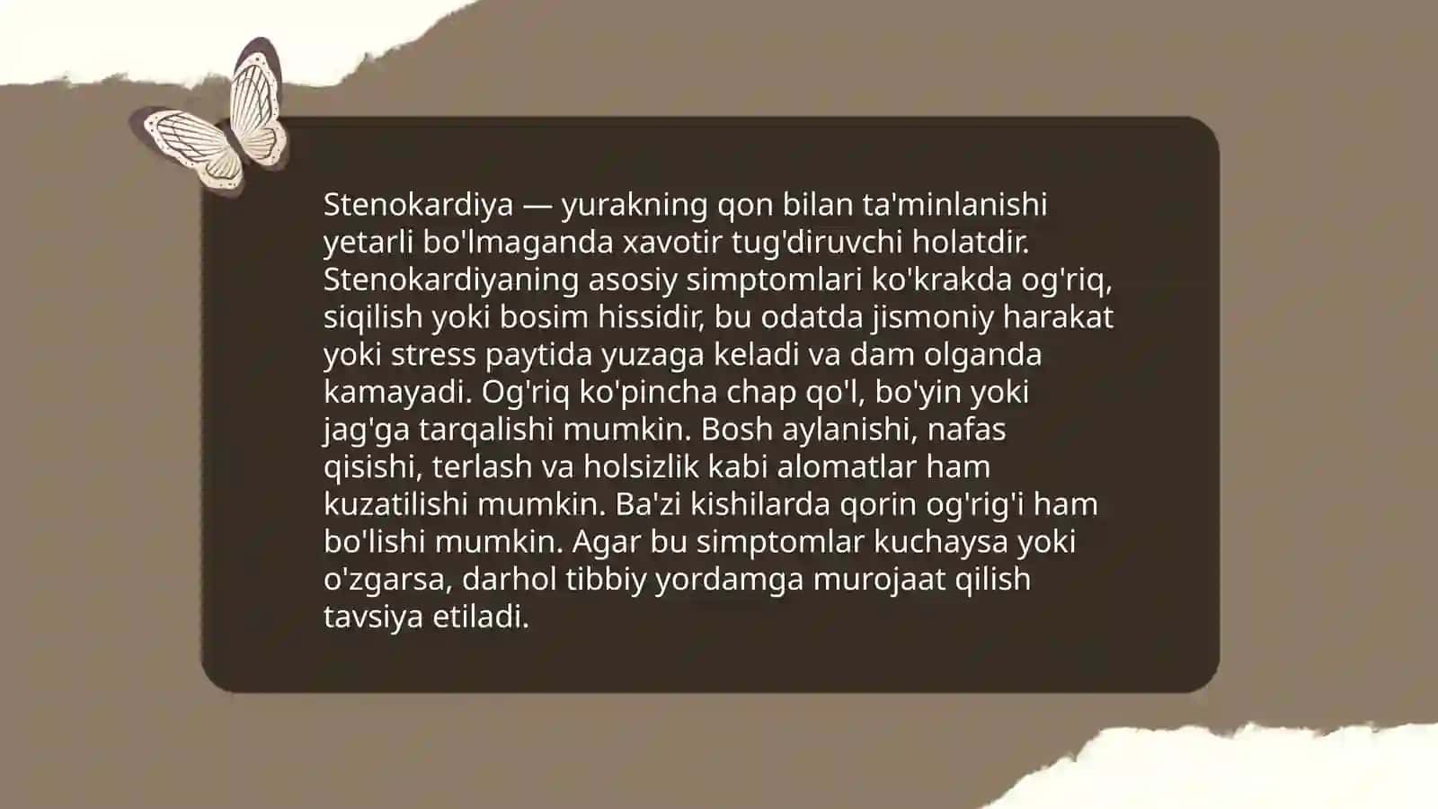Stenokardiya 4