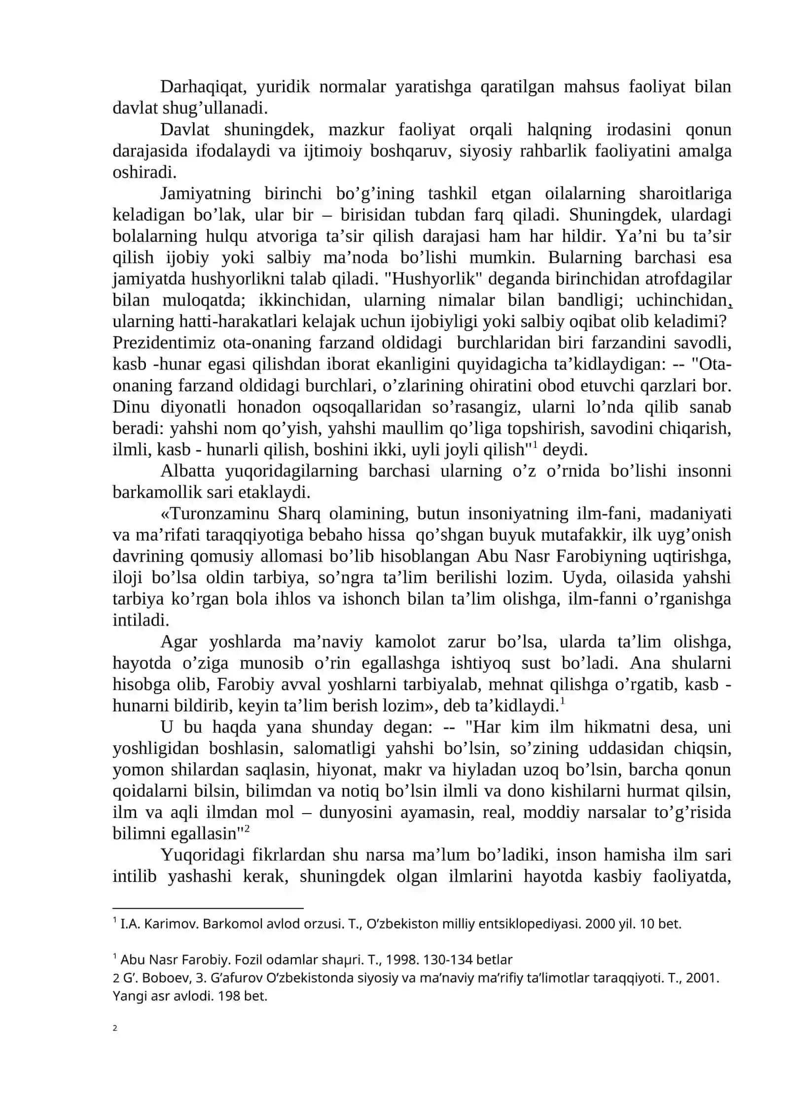 KADRLAR TAYYORLASH MILLIY DASTURIDA TA'LIM-TARBIYA MASALALARI 4
