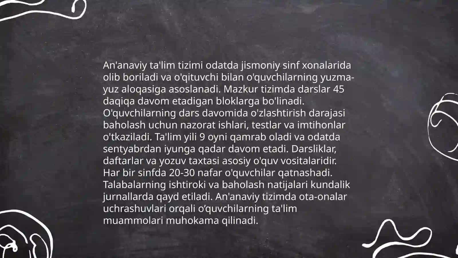 Pedagogik tizimlar va ularning shakllari haqida tushuncha 4