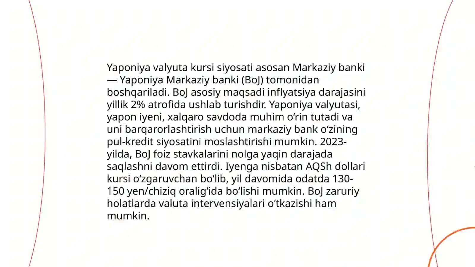 Yaponiya davlat valyuta siyosatini tahlil qilish 4