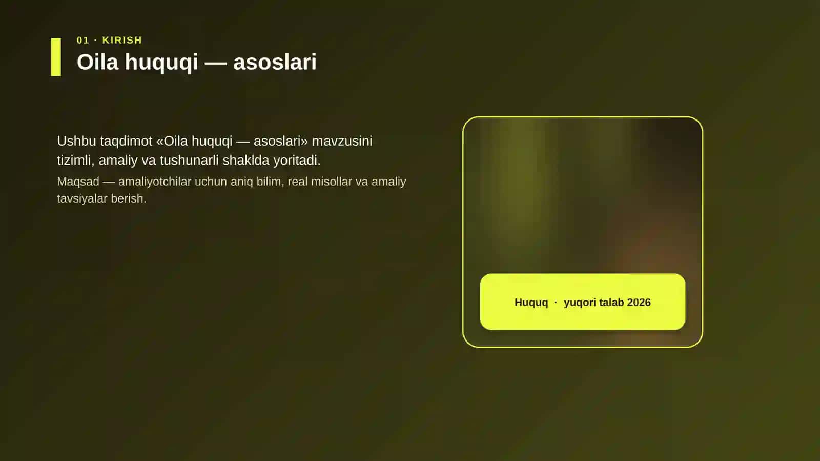 Oila huquqi — asoslari 4