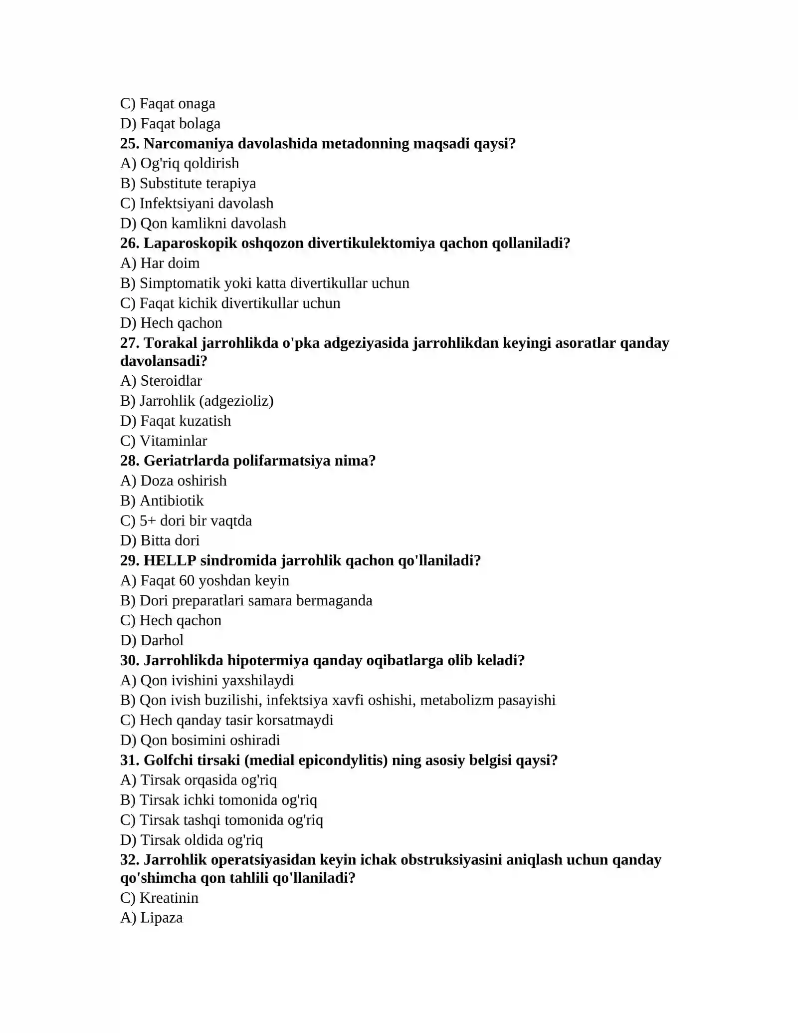 Ichki kasalliklar savollari 4