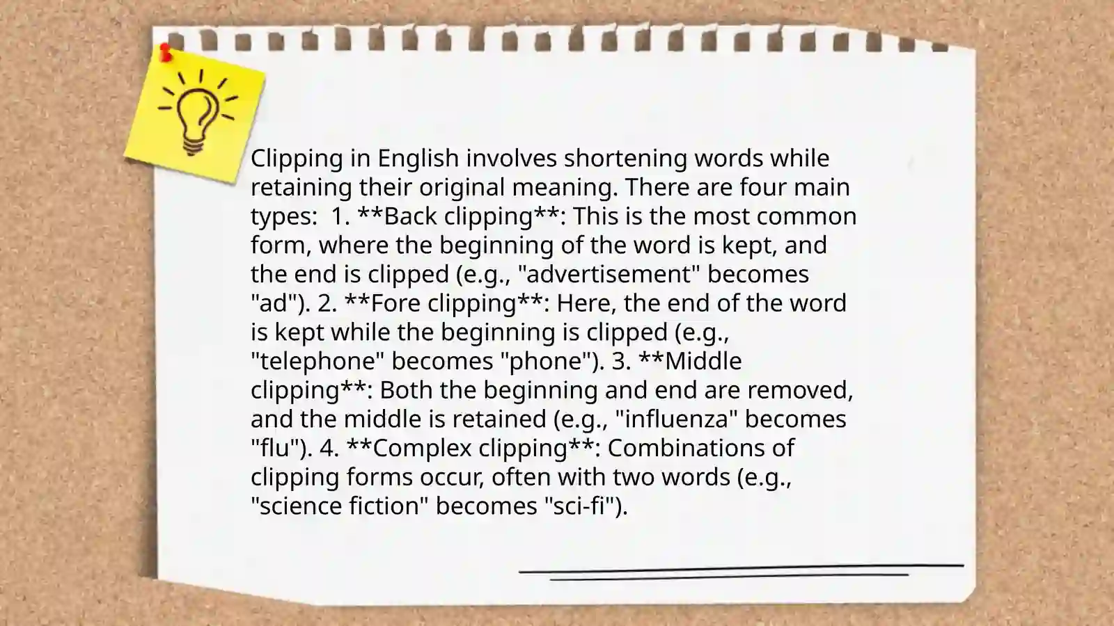 Clipping and Compounding. Collocations 4
